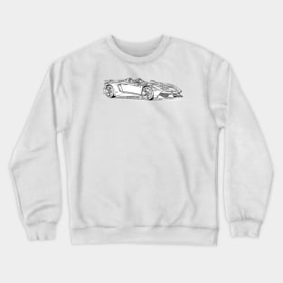 Aventador J Wireframe Crewneck Sweatshirt